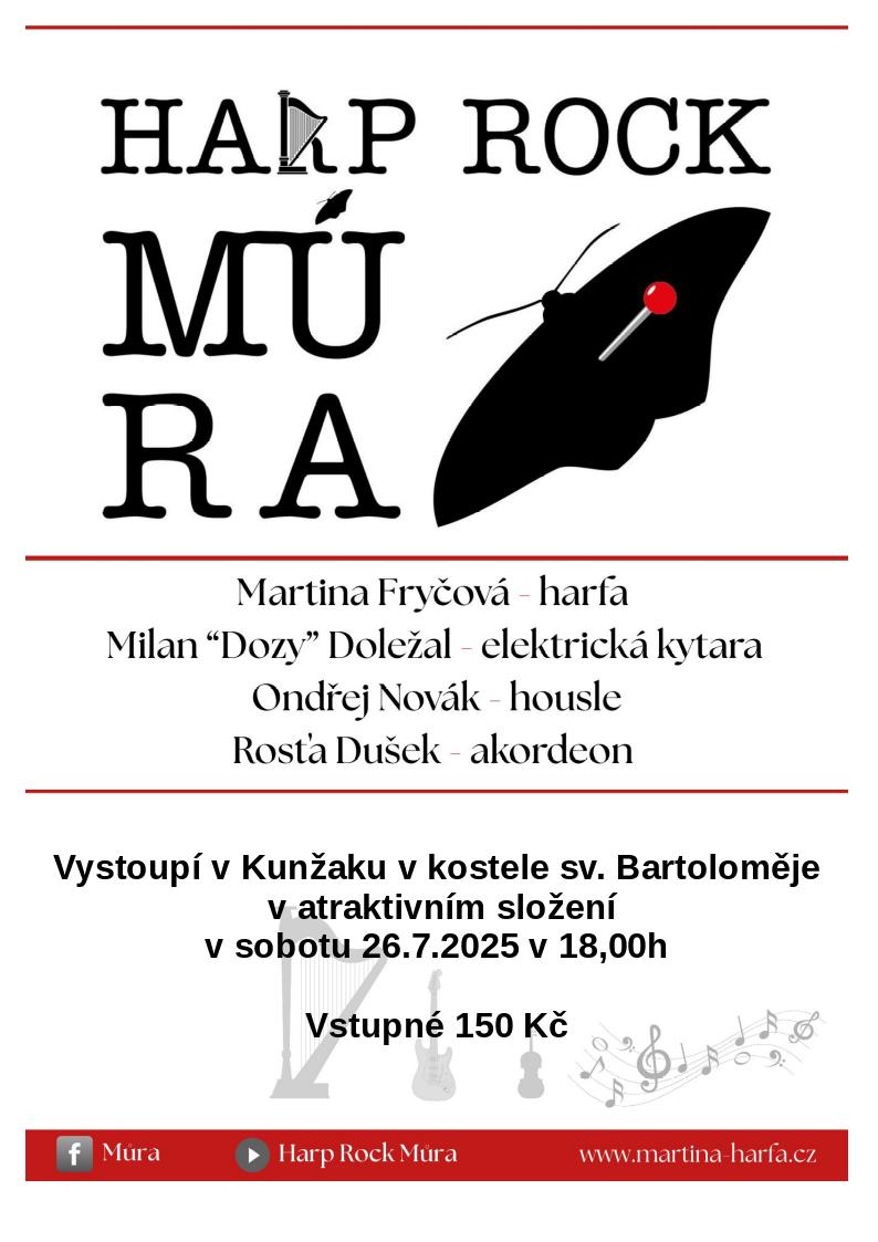 obrázek k článku: Vystoupení Harp Rock Múra